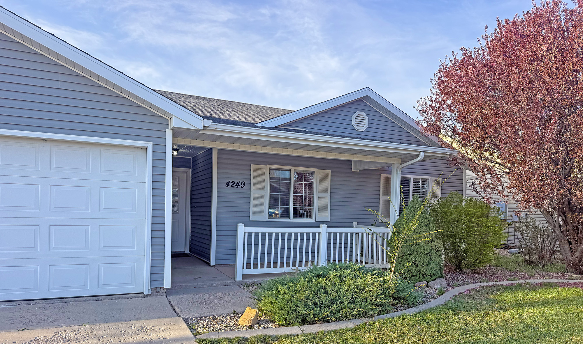 Entrance and front patio area